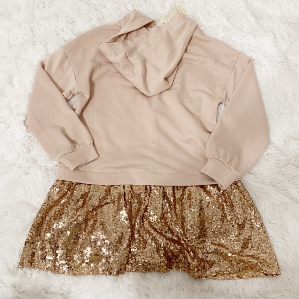Soprano hooded sequins sweatshirt dress - Picture 7 of 8